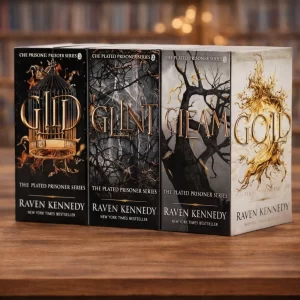 The Plated Prisoner Series 6 Books Collection Set by Raven Kennedy (Gild, Glint, Gleam, Glow, Gold & Goldfinch)